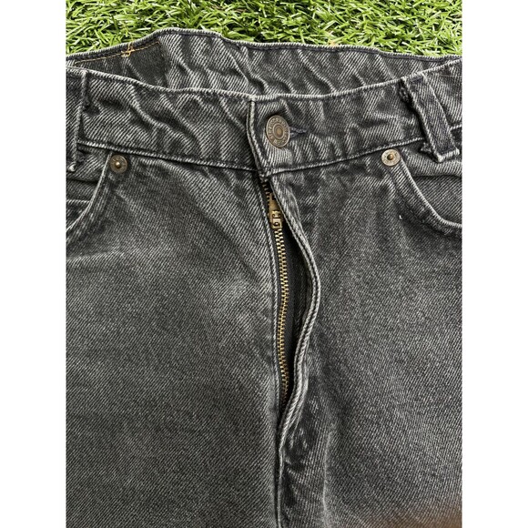 Vintage Levis 550 Orange Tab 28x32 Black Jeans Made in USA - Picture 9 of 13